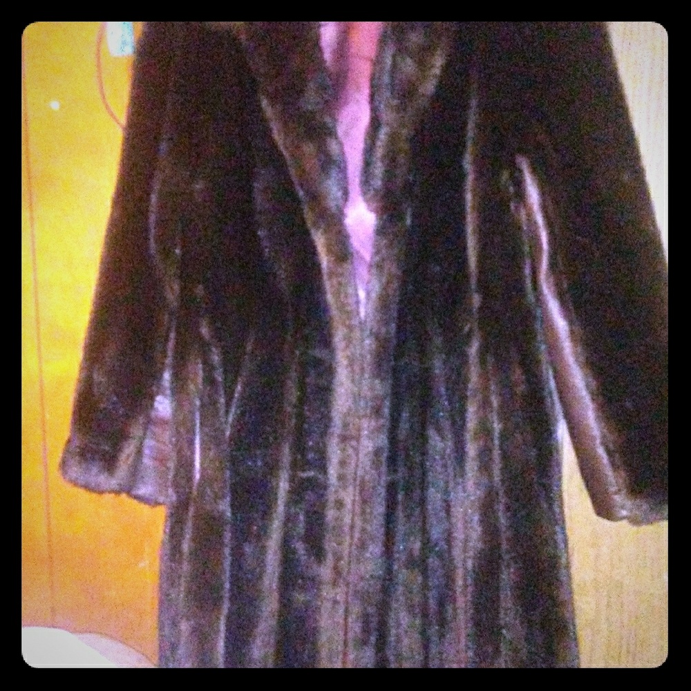 Vintage mink fur coat